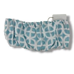 Watercolors By Kenny Flowers Bandeau Bubble Stapless Bikini Top Sz XL Geometric